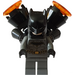 LEGO Batman med Dark Stone Grå Dragt og Gold Outline Bælte med Raket Pack Minifigur