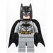 LEGO Batman med grå Kostym och Gold Bälte med Rynkad panna / Snarl Minifigur