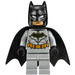 LEGO Batman mit Grau Anzug und Gold Gürtel mit Serious / Angry Expression  Minifigur