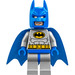 LEGO Batman s Šedá Oblek a Žlutá Pás s Modrá Boky Minifigurka