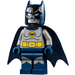 LEGO Batman with Gray Suit and Yellow Belt with Dark Blue Boots and Spongy Cape Minifigure