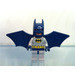 LEGO Batman avec Gris Costume et Jaune Ceinture avec Ailes et Jetpack Minifigurine