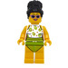 LEGO Strand Toerist in Limoen Zwempak Minifiguur