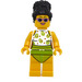 LEGO Beach Tourist in Lime Swimsuit minifiguur