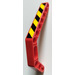 LEGO Beam 3 x 3.8 x 7 Bent 45 Double with Black and Yellow Danger Stripes (Model Left) Sticker (32009)