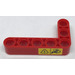 LEGO Beam 3 x 5 Bent 90 degrees, 3 and 5 Holes with Warning Sign Sticker (32526)