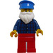 LEGO Bearded Mannelijk met Hoed Minifiguur