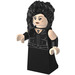 LEGO Bellatrix Lestrange mit Einfach Rock und Licht Fleisch Upper Arme Minifigur