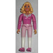 LEGO Belville Female Dark Pink oben mit Lange Sleeves - Queen Rose Minifigur