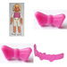LEGO Belville Female mit Dark Pink oben und Zubehör