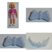 LEGO Belville Female mit Dark Pink oben whith Collar und Zubehör
