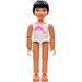 LEGO Belville Girl with Dolphin Swimsuit Minifigure