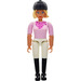 LEGO Belville Horserider with Pink Top and Black Riding Boots