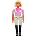 LEGO Belville Horseriding Woman with Pink Top and Black Riding Boots Minifigure