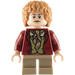 LEGO Bilbo Baggins с Тъмно червено Coat Минифигурка