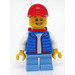 LEGO Billy - Bleu Vest et rouge Sac à dos Figurine