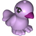 LEGO Oiseau avec Feet Seperate avec Purple Le bec et Noir Yeux (24600)