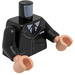 LEGO Black Alfred Pennyworth Minifig Torso (973 / 76382)
