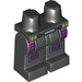 LEGO Zwart Alien Trooper Poten met Zilver Riem, Dark Pink Been Protectors en Knee Pads (3815 / 96200)