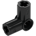 LEGO Zwart Angle Connector #6 (90º) (32014 / 42155)