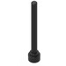 LEGO Sort Antenne 1 x 4 med flad top (3957 / 28658)