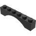 LEGO Zwart Boog 1 x 6 Doorlopende boog (3455)