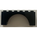 LEGO Black Arch 1 x 6 x 2 Thin Top without Reinforced Underside (12939)