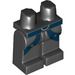 LEGO Schwarz Asajj Ventress Beine mit Dark Blau Gürtel und Bein Markings (3815 / 97937)