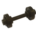 LEGO Noir Barbell Weights with Black Bar