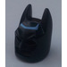 LEGO Svart Batman Cowl Maske med Electro Mønster med kantete ører (10113 / 13103)