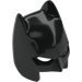 LEGO Black Batman Cowl Mask with Short Ears and Open Chin (18987)