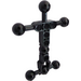 LEGO Black Beam Torso 7 x 9 with Ball Joints (90626)