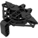 LEGO Black Bionicle Connector Block 3 x 7 x 6 with Ball Socket and Five Pin Holes (47331)