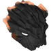LEGO Zwart Bionicle Masker met Transparant Neon Oranje Rug (25531)