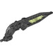 LEGO Black Bionicle Wing with Glow in the Dark Centre (64263)