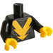 LEGO Zwart Zwart Vulcan Minifiguur Torso (973 / 88585)