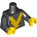 LEGO Black Black Vulcan Minifig Torso (973 / 88585)