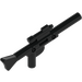 레고 검은색 블래스터 소총 ~와 함께 Scope (57899)