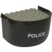 LEGO Noir Boat Section Stern 6 x 6 x 3 &amp; 1/3 avec grise Deck avec &#039;Police&#039; Autocollant