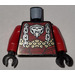 LEGO Black Bone King Torso with Red (973 / 76382)