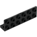 LEGO Musta Uloke 1 x 6 jossa Levy 2 x 6 Ylös (5090)