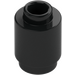 LEGO Black Brick 1 x 1 Round with Open Stud (3062)