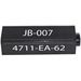 LEGO Black Brick 1 x 1 x 3 with JB-007 License Plate Sticker (14716)