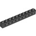 LEGO Noir Brique 1 x 10 avec des trous (2730)