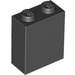 LEGO Noir Brique 1 x 2 x 2 avec support d&#039;essieu intérieur (3245)