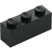 LEGO Black Brick 1 x 3 (3622)