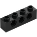 LEGO Black Brick 1 x 4 with Holes (3701)