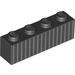 LEGO Black Brick 1 x 4 with Lines (3010 / 42219)