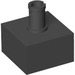 LEGO Black Brick 2 x 2 Studless with Vertical Pin (4729)