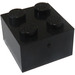 LEGO Black Brick 2 x 2 without Cross Supports (3003)